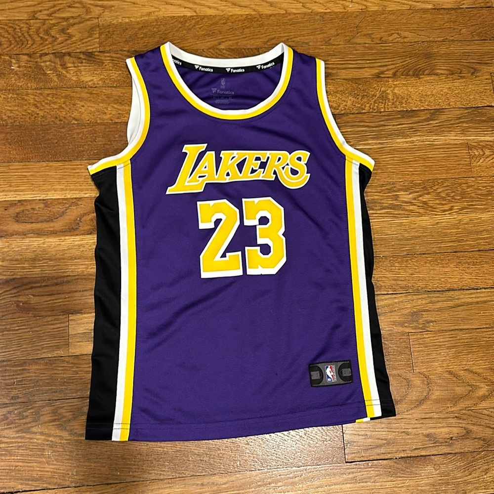 LeBron James Purple Los Angeles Lakers Jersey - Youth Medium